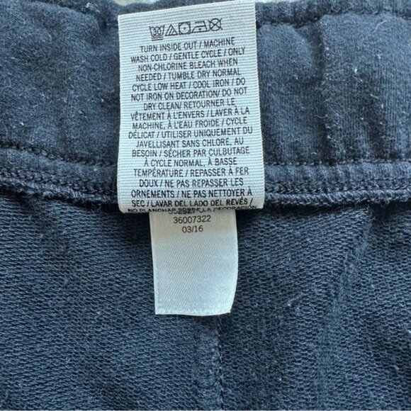 Victoria's Secret PINK | Black and White Varsity shorts | Size Medium - Picture 8 of 12